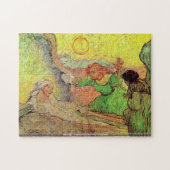 van Gogh-Raising van Lazarus na Rembrandt Puzzle Legpuzzel (Horizontaal)