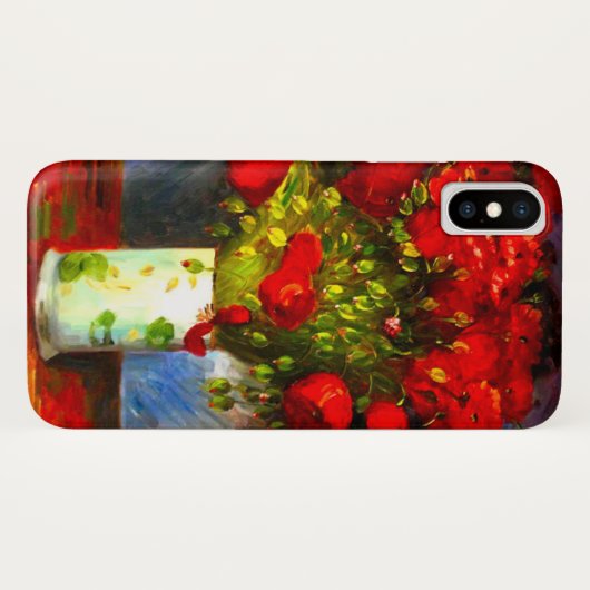 Van Gogh Red Poppies Case-Mate iPhone Case (Achterkant (horizontaal))
