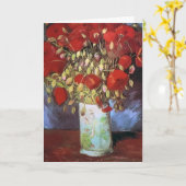 Van Gogh Red Poppies Dank u Kaart (Gele Bloem)