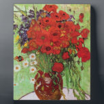 Van Gogh Red Poppies en Daisies Plaque Fotoplaat<br><div class="desc">Van Gogh Red Poppies en Daises plaque. Olieverf op canvas vanaf 1890. Dit werk is een kleurrijk bloemschilderij van Van Gogh, maar niet zo beroemd als zijn beroemde zonnebloem, maar het is weer een veelbelovend artikel in de uitgebreide catalogus van bloemen die de kunstenaar nog steeds gebruikt. Een groot geschenk...</div>