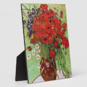 Van Gogh Red Poppies en Daisies Plaque Fotoplaat (Zijkant)