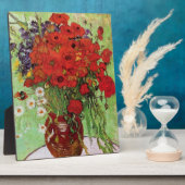 Van Gogh Red Poppies en Daisies Plaque Fotoplaat (Zijkant)