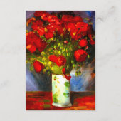 Van Gogh Red Poppies Informatiekaartje (Voorkant)