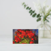 Van Gogh Red Poppies Informatiekaartje (Staand voorkant)