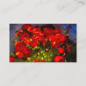 Van Gogh Red Poppies Informatiekaartje (Voorkant)
