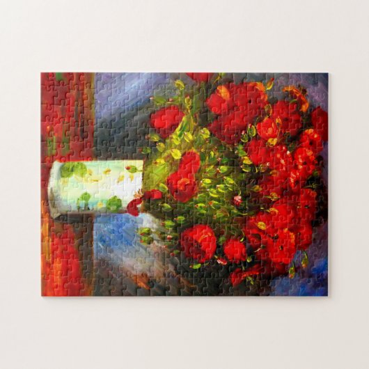 Van Gogh Red Poppies Legpuzzel (Horizontaal)