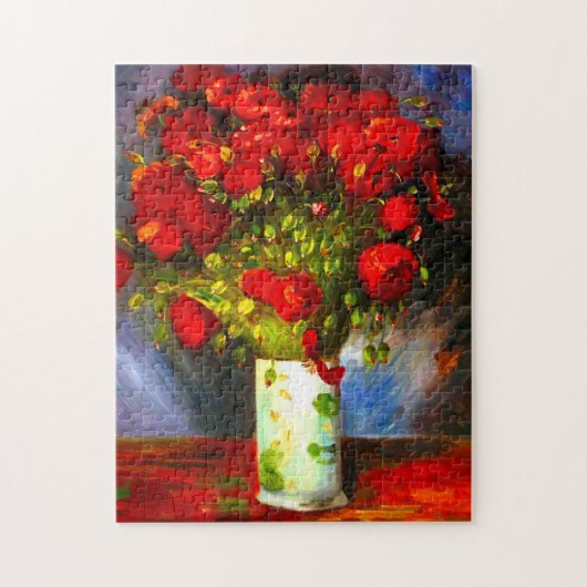 Van Gogh Red Poppies Legpuzzel (Verticaal)