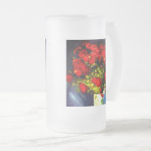 Van Gogh Red Poppies Matglas Bierpul (Voorkant rechts)