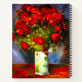 Van Gogh Red Poppies Notitieboek (Achterkant)