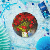 Van Gogh Red Poppies Papieren Bordje (Feest)