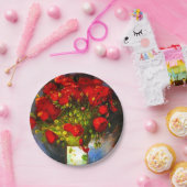 Van Gogh Red Poppies Papieren Bordje (Feest)