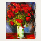 Van Gogh Red Poppies Planner (Achterkant)