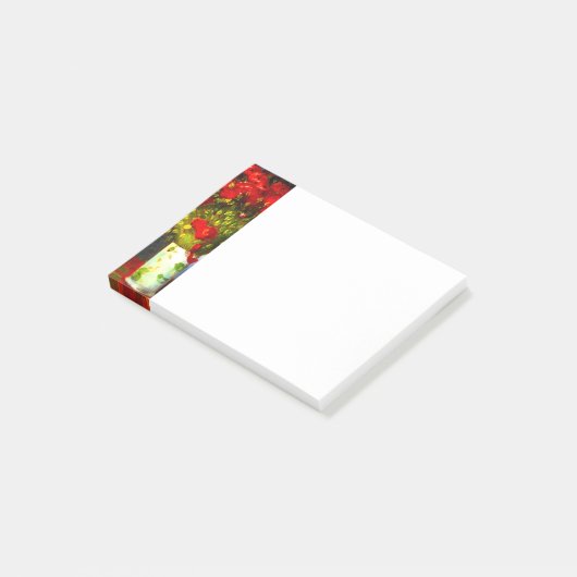 Van Gogh Red Poppies Post-it® Notes (Schuin)