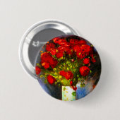Van Gogh Red Poppies Ronde Button 5,7 Cm (Voorkant /achterkant)