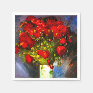 Van Gogh Red Poppies Servet