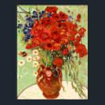 Van Gogh Red Poppies still Life Poster<br><div class="desc">Dit meesterwerk heet "Stilleven met Daisies en Poppies" en werd in 1890 gedaan door Vincent van Gogh (1853-1890). Het is onze Fine Art Series nr. 246.</div>