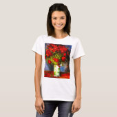 Van Gogh Red Poppies T-shirt (Voorkant volledig)