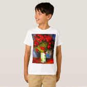 Van Gogh Red Poppies T-shirt (Voorkant volledig)