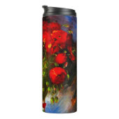 Van Gogh Red Poppies Thermosbeker (Geroteerd rechts)