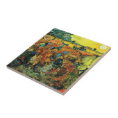 Van Gogh Red Vineyards in Arles Tile Tegeltje (Zijkant)