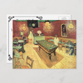 Van Gogh Restaurant Sportbar Openingsuitnodiging Briefkaart (Voorkant / Achterkant)