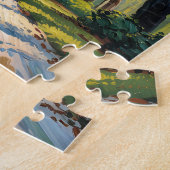 Van Gogh Retro Savannah Georgia Oak Avenue Travel Legpuzzel (Zijkant)