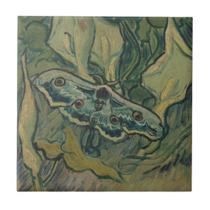 Van Gogh Reuzenpauwvlinder Vintage Natuur KunstVan Tegeltje