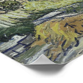 Van Gogh - Rietgedekte Huizen in Cordeville Poster (Hoek)