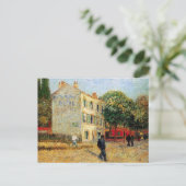 Van Gogh Rispal Restaurant te Asnieres Briefkaart (Staand voorkant)