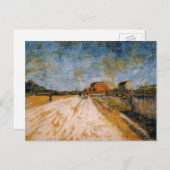 Van Gogh Road die langs de Parijse ramee rijdt Briefkaart (Voorkant / Achterkant)