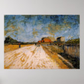 Van Gogh Road die langs de Parijse ramee rijdt Poster (Voorkant)