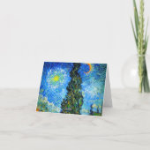 Van Gogh Road met Cypress en Star (Achterkant)