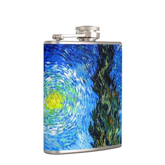 Van Gogh Road met Cypress en Star Heupfles (Rechts)