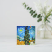Van Gogh Road met Cypress en Star Informatiekaartje (Staand voorkant)