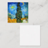 Van Gogh Road met Cypress en Star Informatiekaartje (Voorkant / Achterkant)