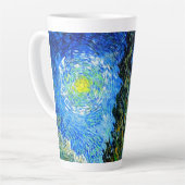 Van Gogh Road met Cypress en Star Latte Mok (Linkerhoek)