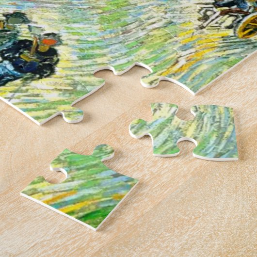 Van Gogh Road met Cypress en Star Legpuzzel (Zijkant)