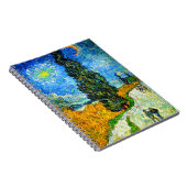 Van Gogh Road met Cypress en Star Notitieboek (Rechterzijde)