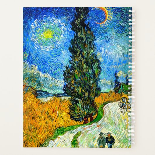 Van Gogh Road met Cypress en Star Planner (Achterkant)
