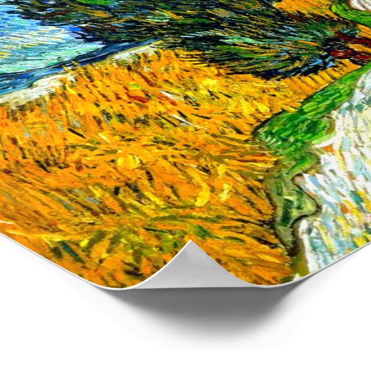 Van Gogh Road met Cypress en Star Poster (Hoek)