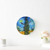 Van Gogh Road met Cypress en Star Ronde Klok (Huis)