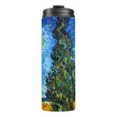 Van Gogh Road met Cypress en Star Thermosbeker (Voorkant)