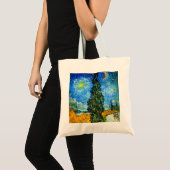 Van Gogh Road met Cypress en Star Tote Bag (Voorkant (product))