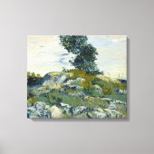  Van Gogh Rocks met eikenboom Canvas Afdruk (Voorkant)
