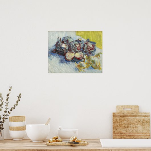 Van Gogh - Rode kool en uien Poster (Keuken)