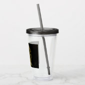 Van Gogh Roken Skelet Acryl Drinkbeker (Links)