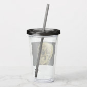 Van Gogh Roken Skelet Acryl Drinkbeker (Achterkant)