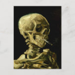 Van Gogh Roken Skelet Briefkaart<br><div class="desc">Briefkaart met Vincent van Gogh’s olieverfschilderij Skull of a Skeleton with Burning Cigarette (1885-86). Een geweldig cadeau voor liefhebbers van het post-impressionisme en de Nederlandse kunst!</div>