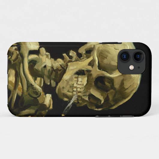 Van Gogh Roken Skelet Case-Mate iPhone Case (Achterkant (horizontaal))