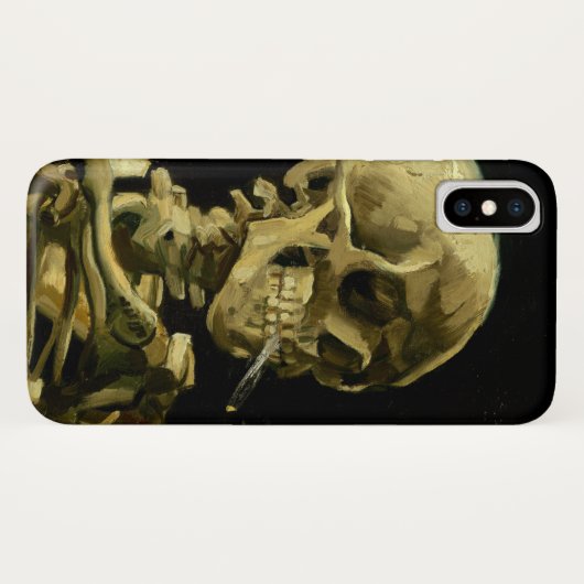 Van Gogh Roken Skelet Case-Mate iPhone Case (Achterkant (horizontaal))